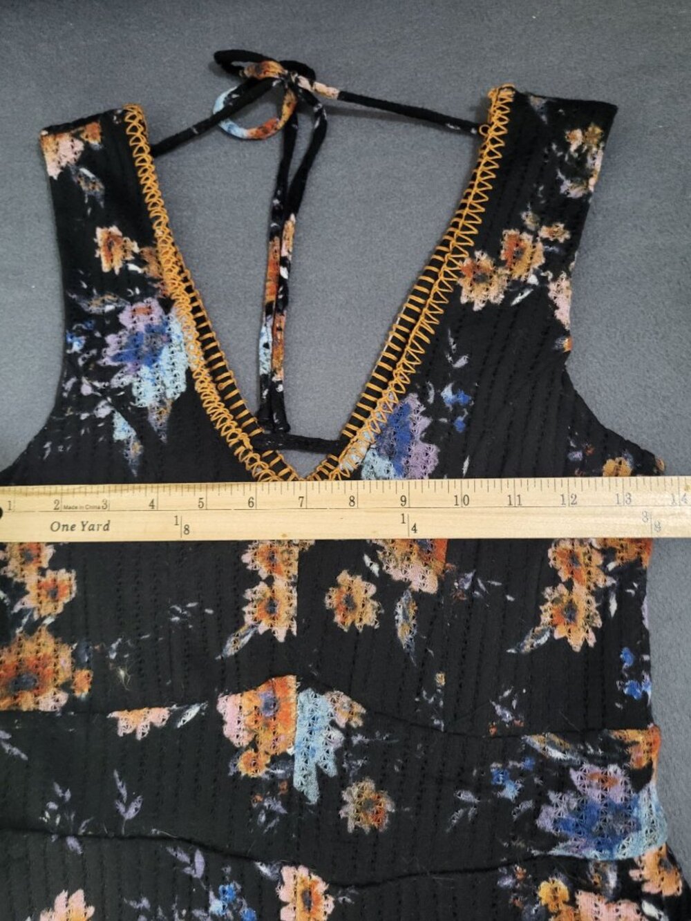 y2k Sleeveless Floral Skater Mini Dress Textured Three Pink Hearts Trixxi SZ M - Picture 3 of 6